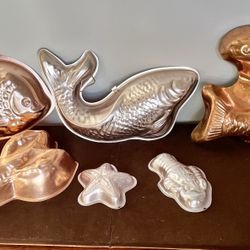 Sea Life Copper Molds Collection 