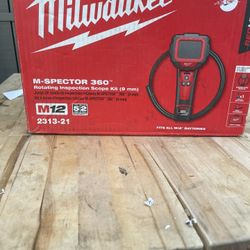 M12 12V Lithium-Ion Cordless M-SPECTOR 360-Degree 4 ft. Inspection Camera Kit
