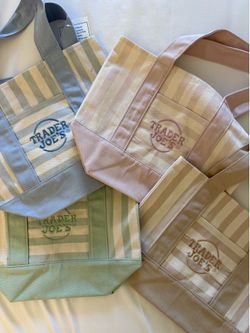 Trader Joe’s Striped Mini Tote Bags