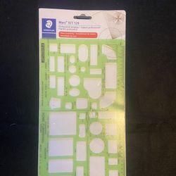 Staedtler Mars Profesional Home Furnishing Technical Drawing Template