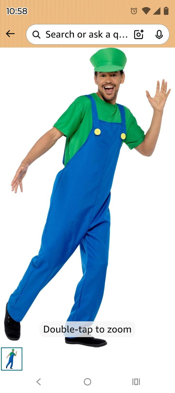 Luigi Adult Costume