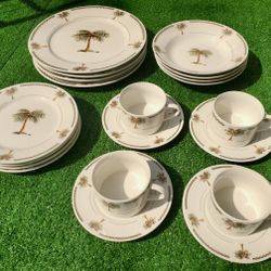 Gibson China  Bahama Palm Pattern