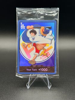 One Piece DON!! Card LA Dodgers Luffy Promo