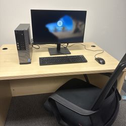 Complete Office Computer Setup – Dell OptiPlex i5 + Monitor + Chair (6 Available)