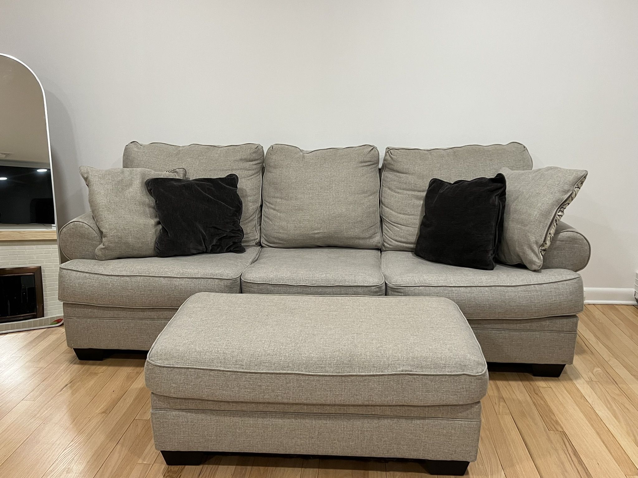 Couch With Ottoman
