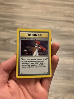 Pokemon Cards The Rocket’s Trap