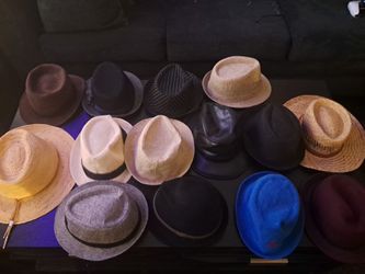 Lot of fedora  hats