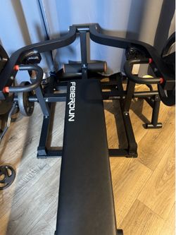 FEIERDUN Chest Press Machine w/ Independent Arms – Like New