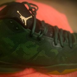 Air Jordan’s Green Camouflage 