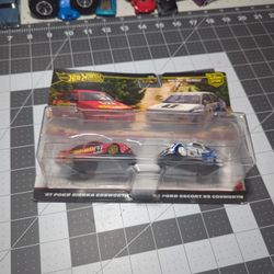 Hot Wheels Premium 2-Pack - '93 Ford Escort RS Cosworth '87 For Sierra Cosworth