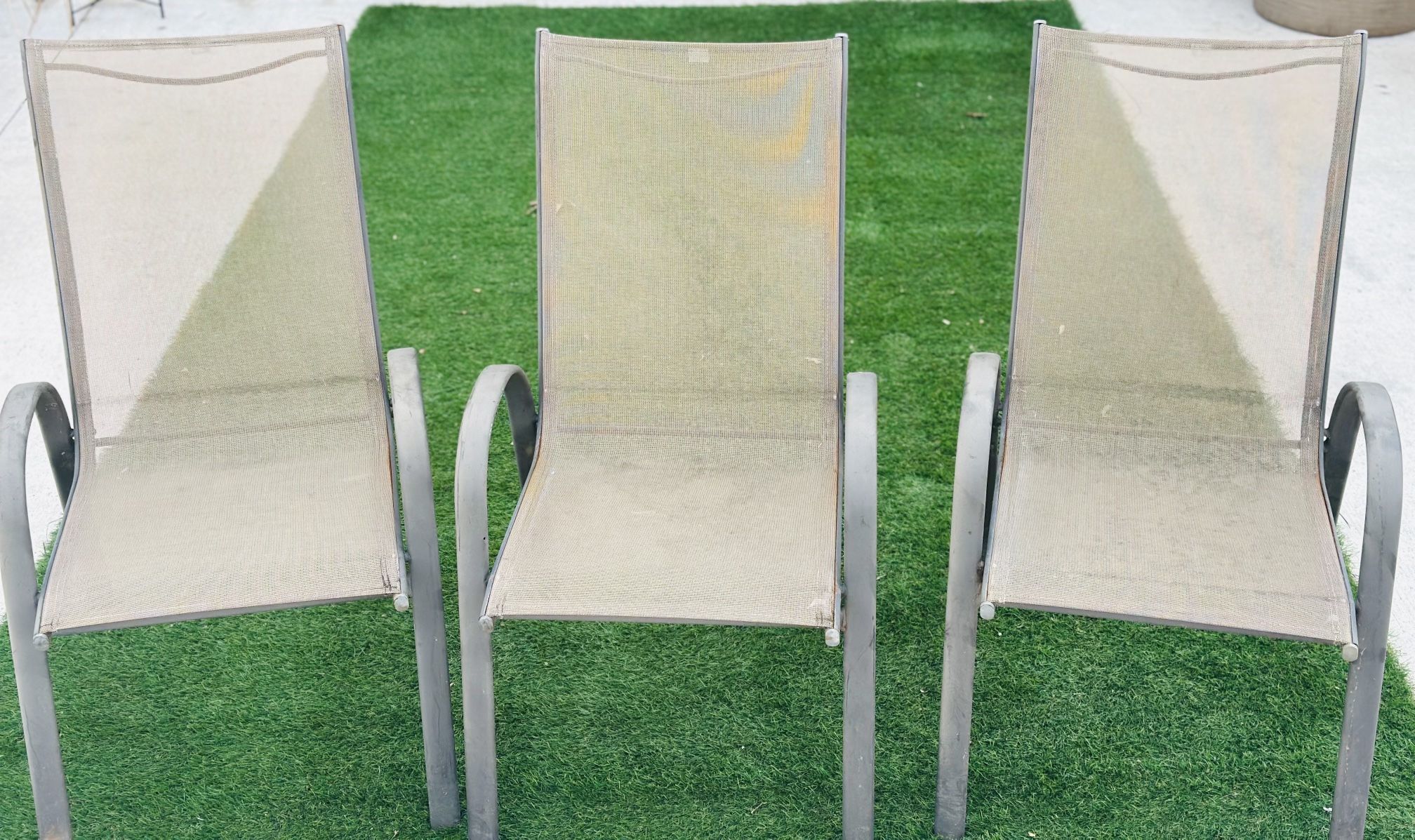 Tan Mesh Outdoor Chairs for Sale in Round Rock, TX OfferUp