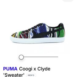PUMA CLYDE COOGI collab SNEAKERS