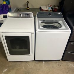 Set Of Washer And Electric Dryer Samsung Everything Working Perfect Condition 👌 