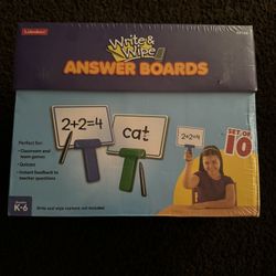 New Lakeshore Write & Wipe Answer Boards