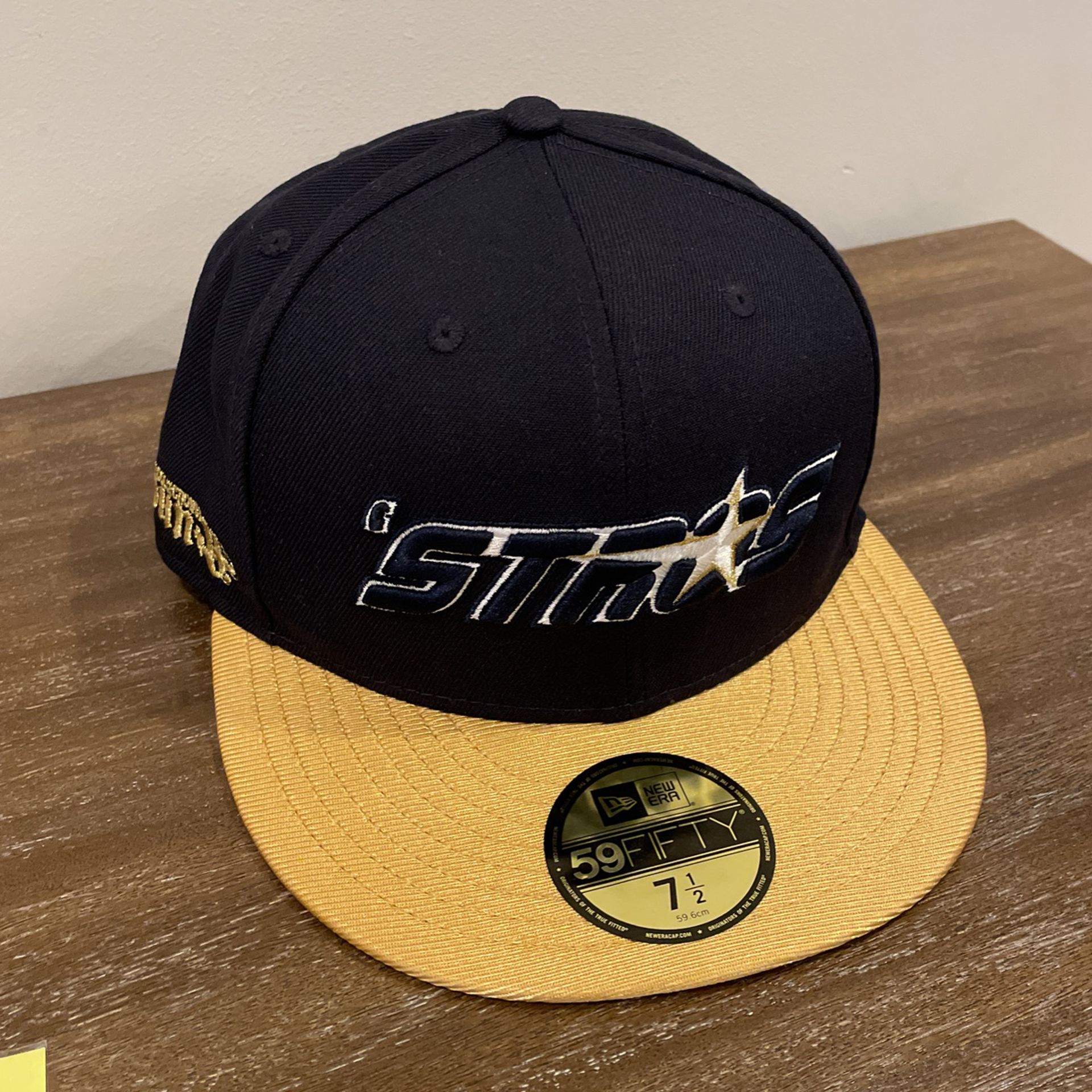 Houston Astros New Era Bun B Collection Navy Gold Hat Limited