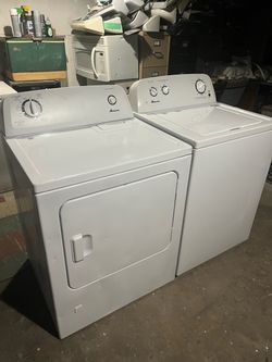 Amana washer gas dryer installed