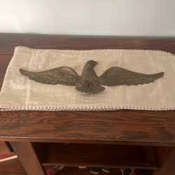18 Inch Vintage Wall Hanging Sold Brass Eagle Wall Decor 