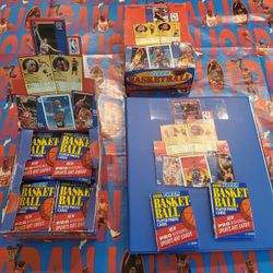 Complete Fleer 1991 basketball collection