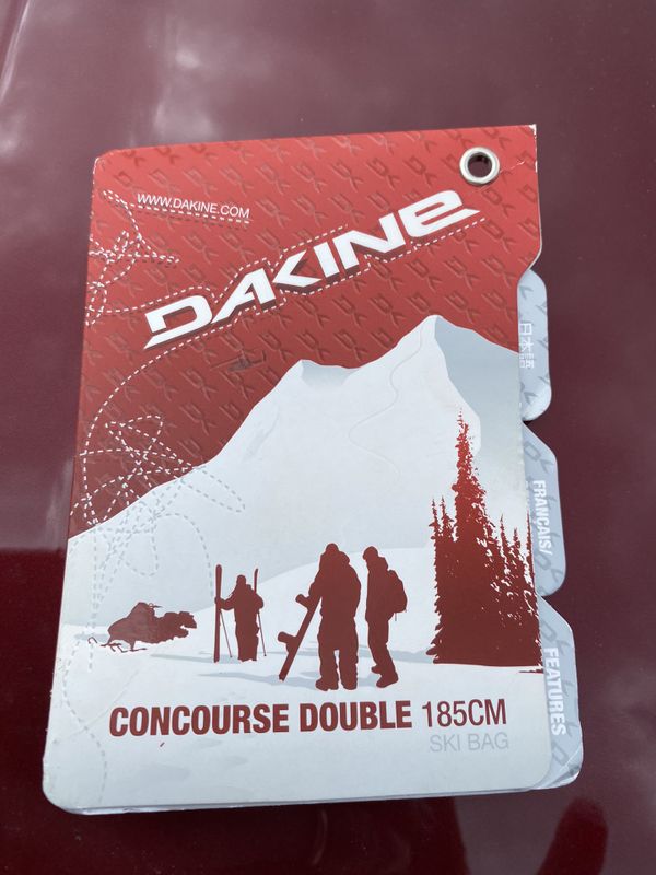 dakine concourse double ski bag