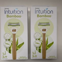 Schick Intuition Bamboo Razors 