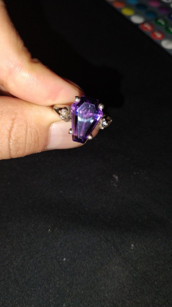 5ct Accent Ring, Coffin Gems 