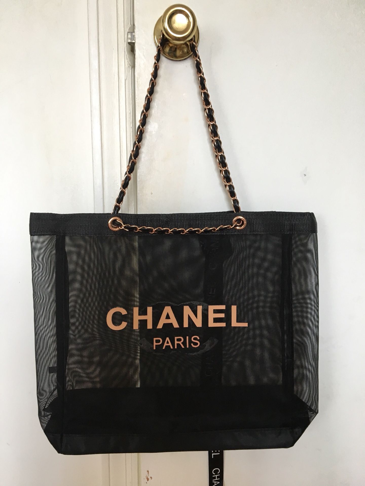 Authentic BRAND NEW/ NEVER USED VIP GIFT Chanel Mesh Tote!