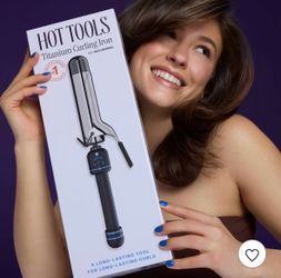 Hot Tools 1 1/4" Titanium Curling Iron: Hair Styling, Curling, Electric, All Hair Types