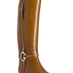 Gucci Brown Leather Rider Boots size 9