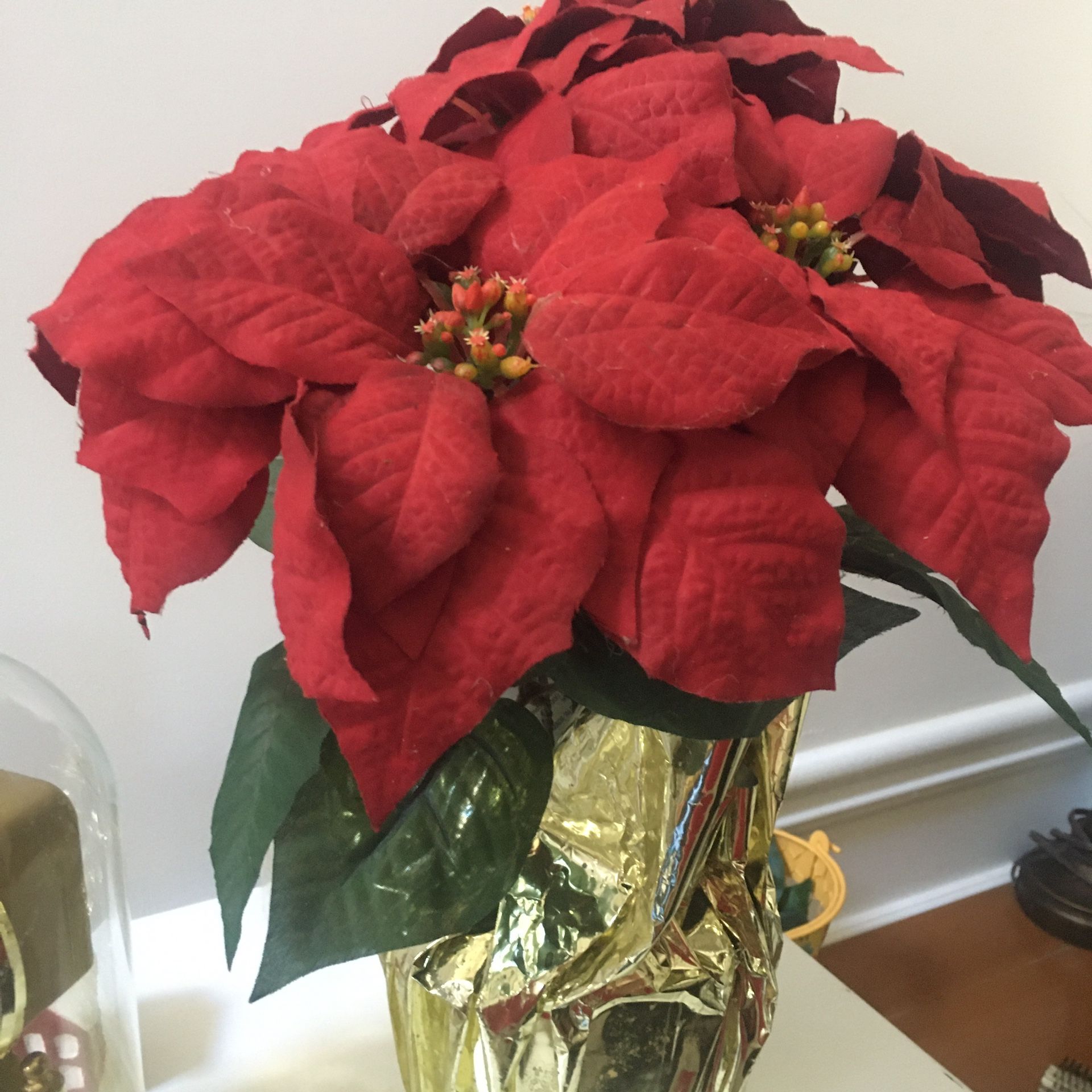 Artificial Poinsettias New