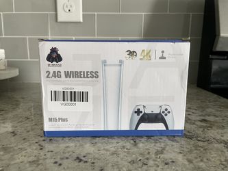 M15 Retro Game Stick, 4K HDMI Output & Wireless Controller Plug