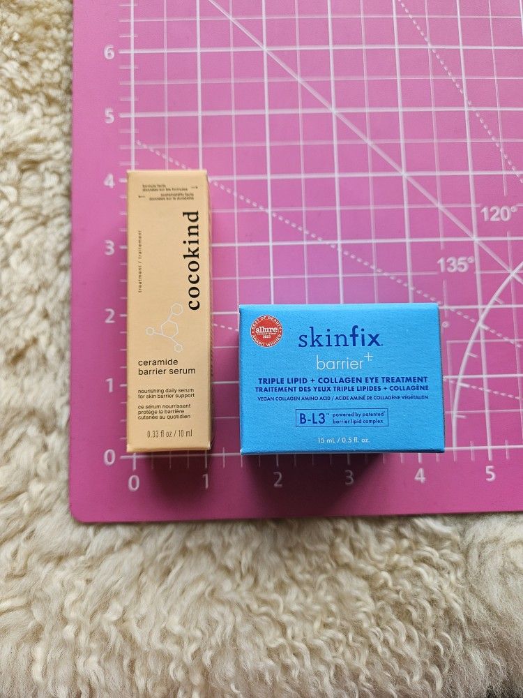cocokind ceramide barrier serum & skinfix barrier+ TRIPLE LIPID EYE TREATMENT +2 FREEBIES