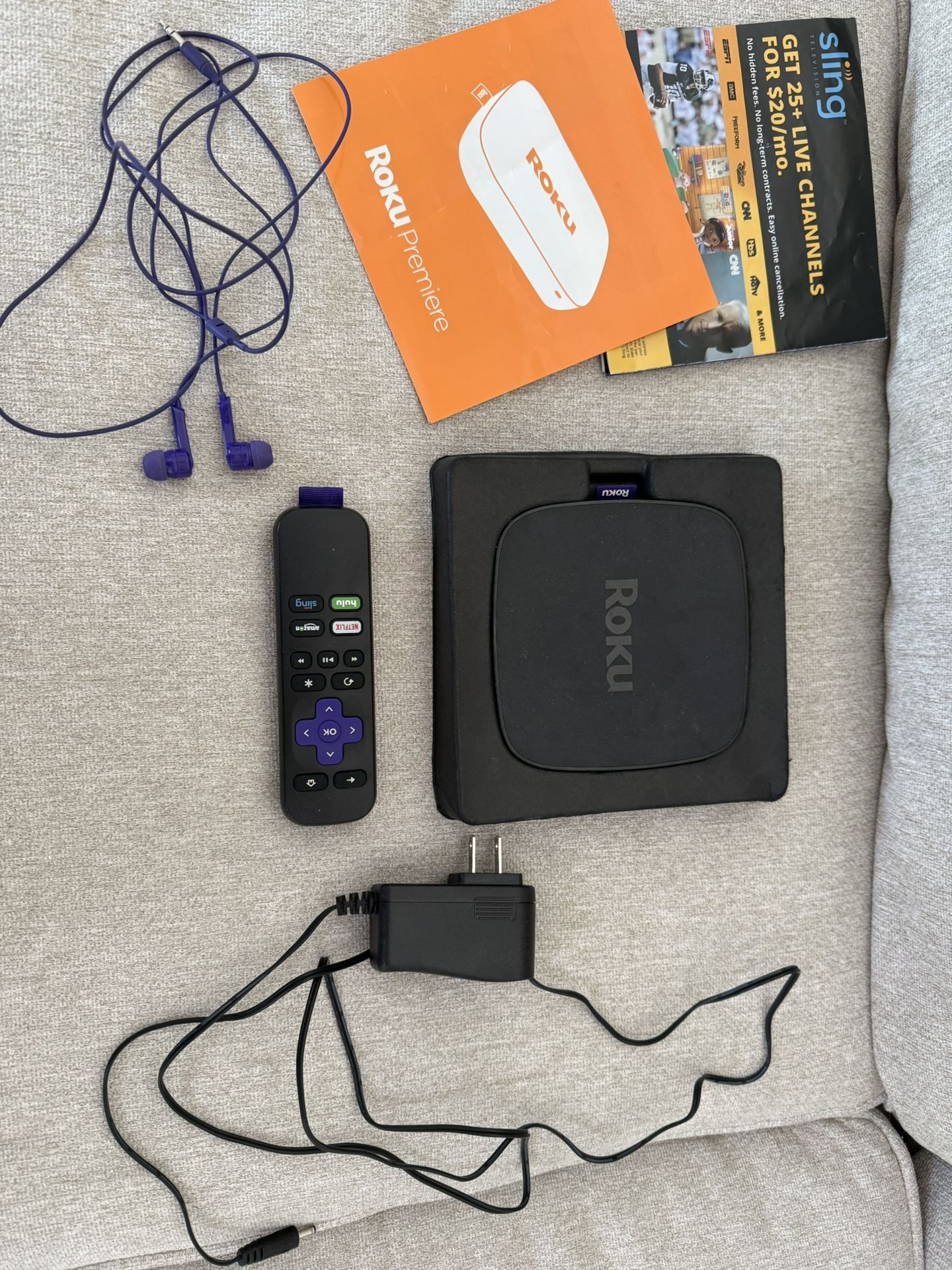 Roku Premiere - HD and 4K UHD Streaming Media Player
