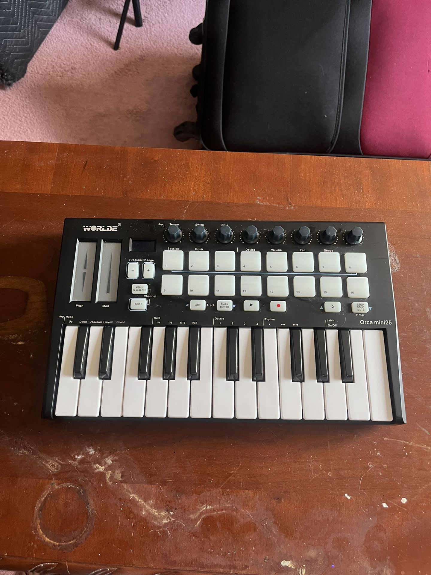 Worlde MIDI Keyboard Controller