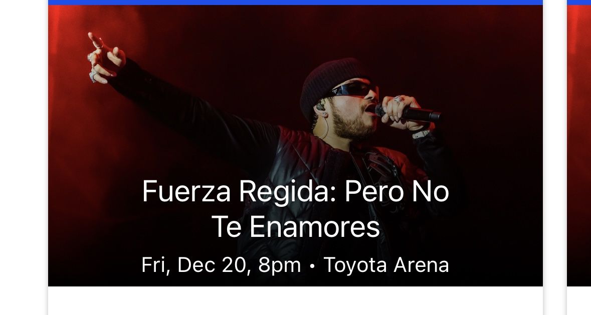 Fuerza Regida Tickets