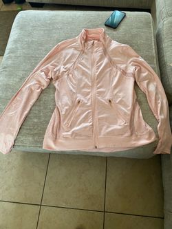Tangerine workout jacket