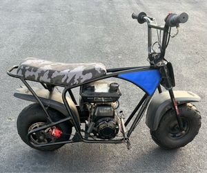 Black Megamoto Mini Bike 105cc