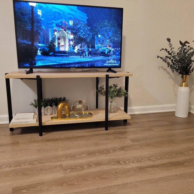 Barley Used 42" Samsung TV With TV Stand