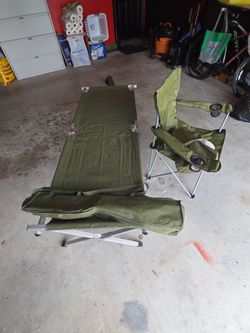 Camping Cot & Chair