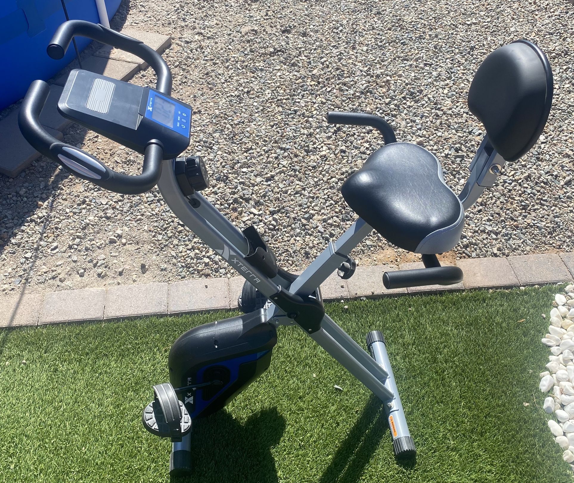 Folding Stationary Exercise Bike