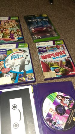 5 xbox 360 games $15.00