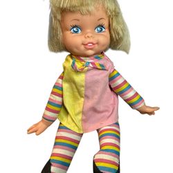 Doll Vintage 1970 REMCO RARE Baby Polly Puff ALL ORIGINAL. Condition is "Used". T-250