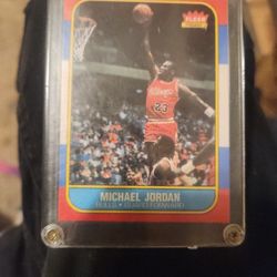 1986 Fleer Michael  Jordan Rookie Card 