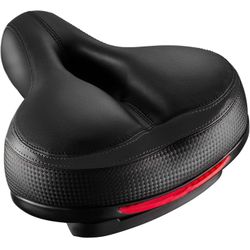 Bike Seat, Most Comfortable Bicycle Seat Dual Shock Absorbing Memory Foam Waterproof Bicycle Saddle Bike Seat Replacement with Refective Tape. $12