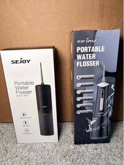 New portable water flossers