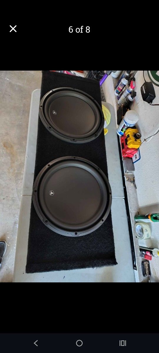 JL AUDIO 12INCH W3 SUBS WITH BOX /Amp 1000.1 JXRPRO SERIES /KENWOOD BT.USB AUX CD & 4 PIONEER LOUD SPEAKERS 3WAYS I'm