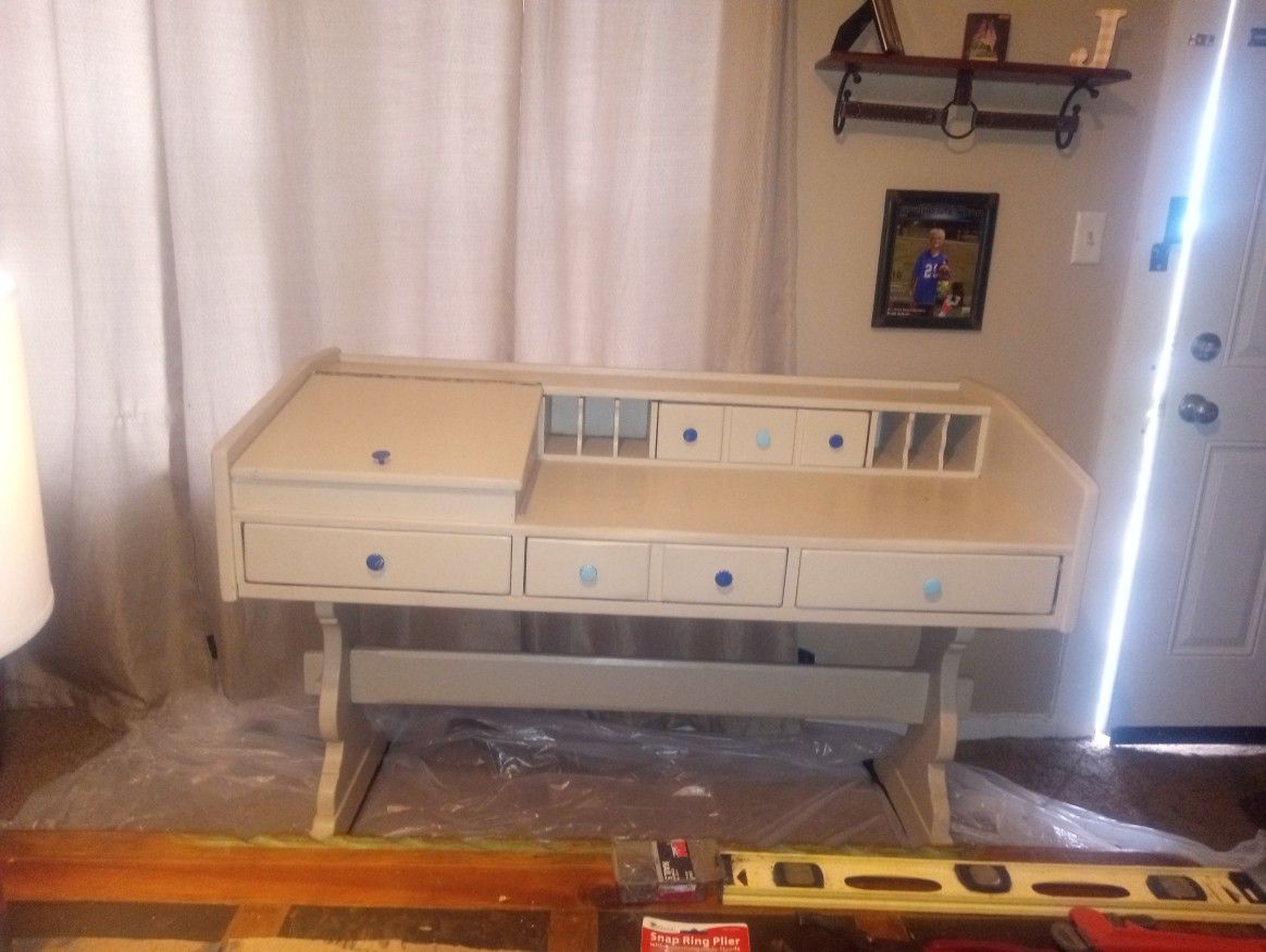 Vintage Hand Made Desk In Excellent Condition