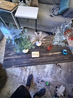 Custom farmhouse coffee table