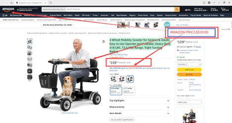 Give Your Loved Ones Freedom ❤️ 4-Wheel Mobility Scooter – Safe, Easy & Comfortable