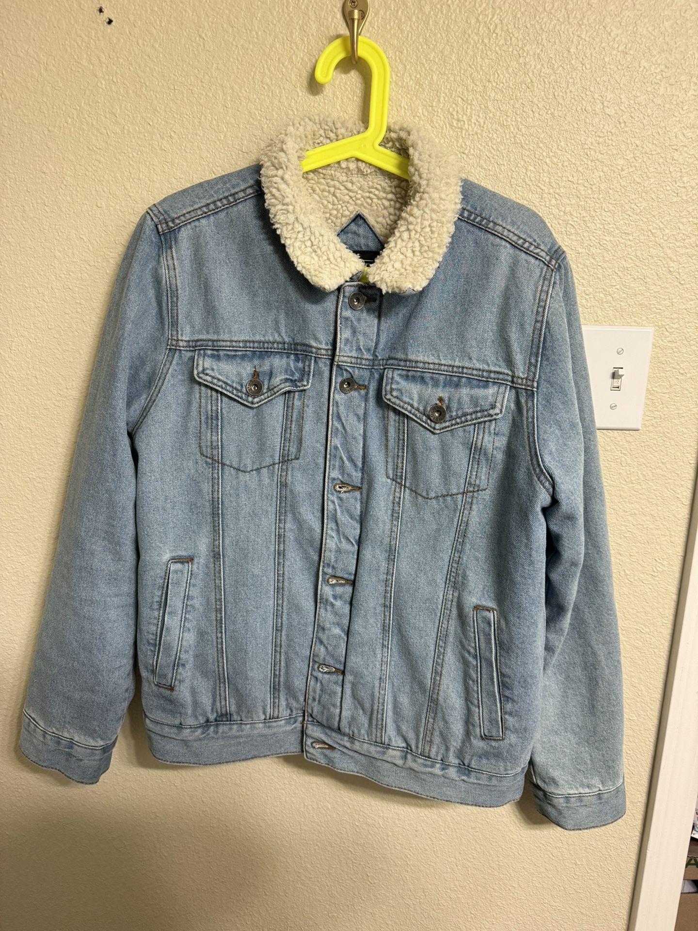 Denim Sherpa Jacket