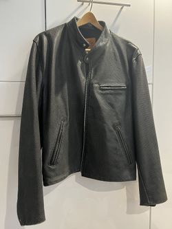 Kerr Leather Men’s Motorcycle Jacket Size 48